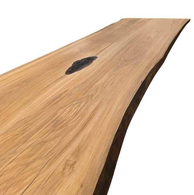 Plankebord egetræ 340 x 95-115 cm