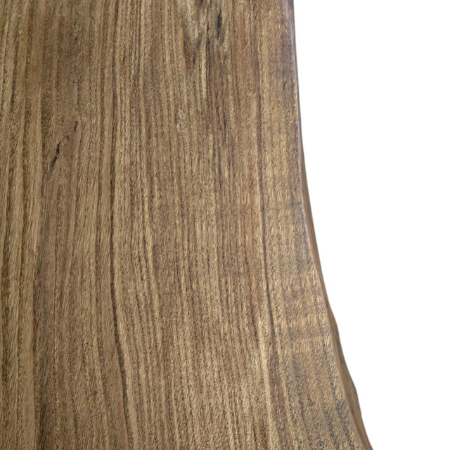 Plankebord i Massivt Egetræ – Én Hel Planke, 340 x 90/109 cm