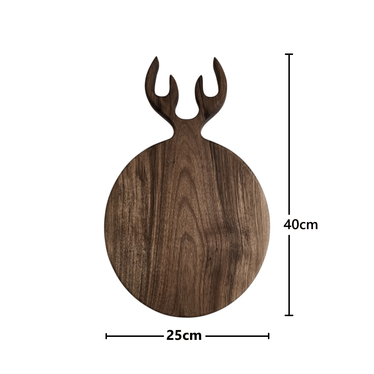 Skærebræt i massiv valnød med håndtag fra Træverden. Funktionelt og elegant design.