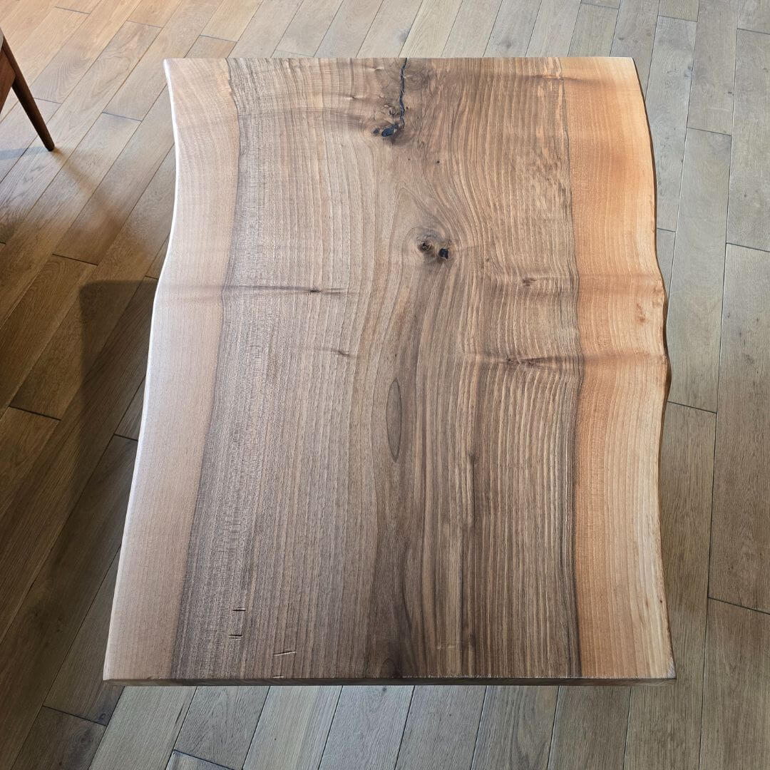 Sofabord i Valnød - 110×80 cm