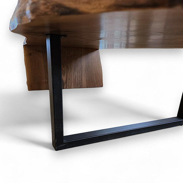 Sofabord Valnød 150×65-94 cm