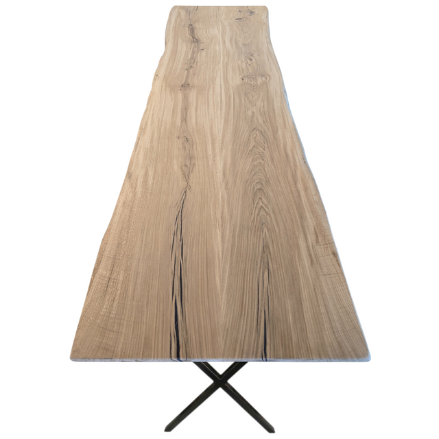 Plankebord i Egetræ - 380x115 cm