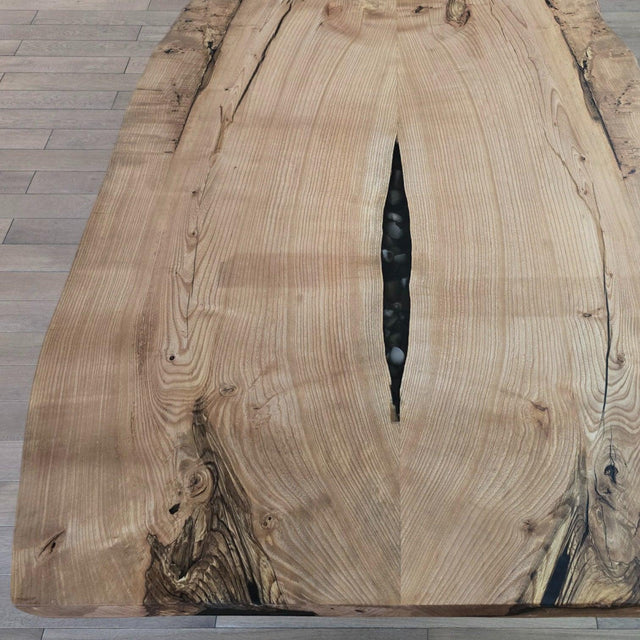 Plankebord i Massivt Asketræ – 280x110/120 cm
