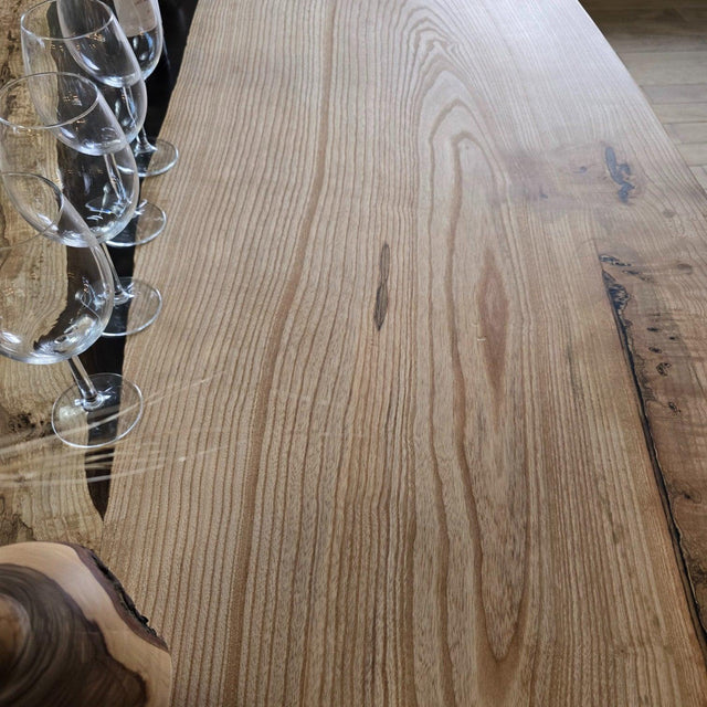 Plankebord i Massivt Asketræ – 290x90/105 cm