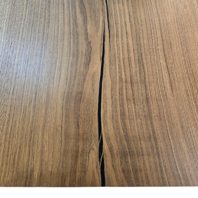 Plankebord i Massivt Egetræ – Én Hel Planke – 350x83/91/105 cm