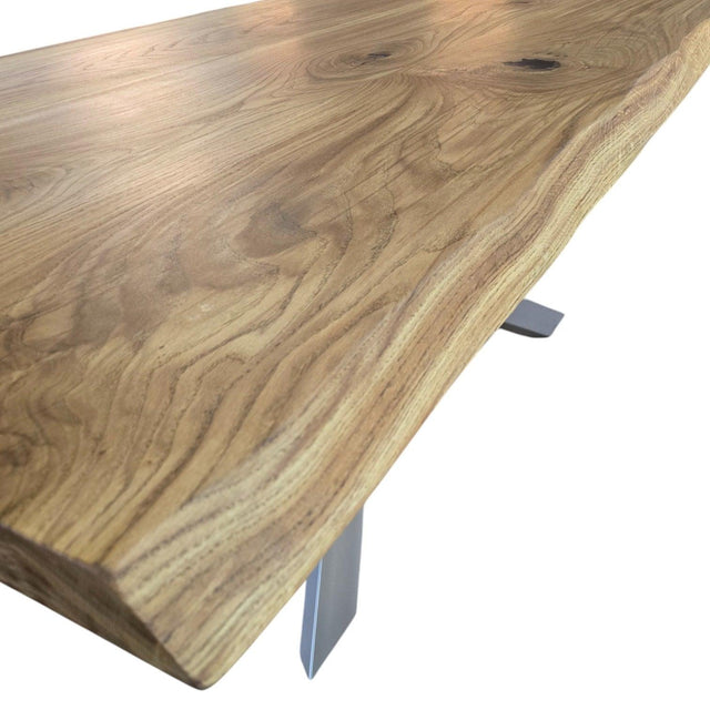 Plankebord i Massivt Egetræ – 240x100 cm