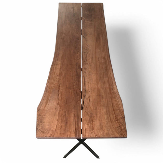 Plankebord ask med natur kant – 300 x 100 cm