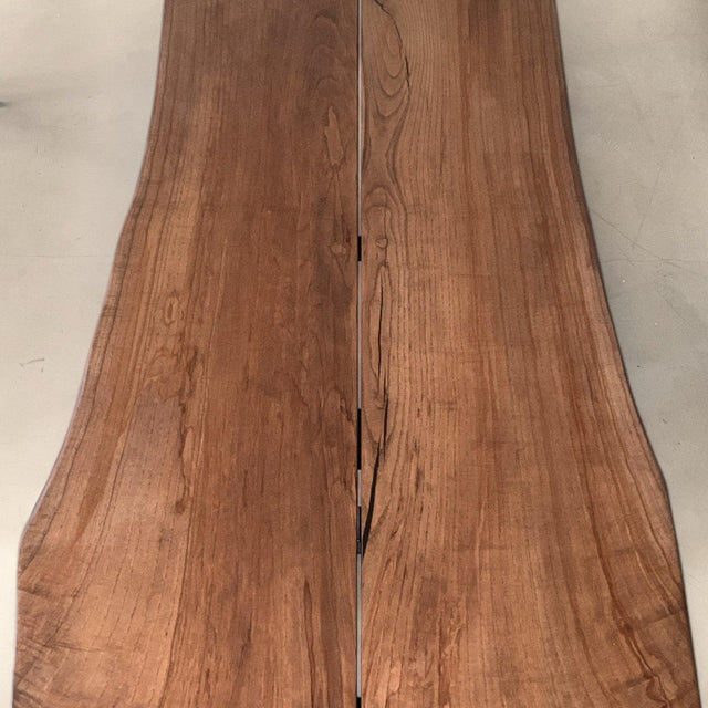 Plankebord asketræ med natur kant – 300 x 100 cm