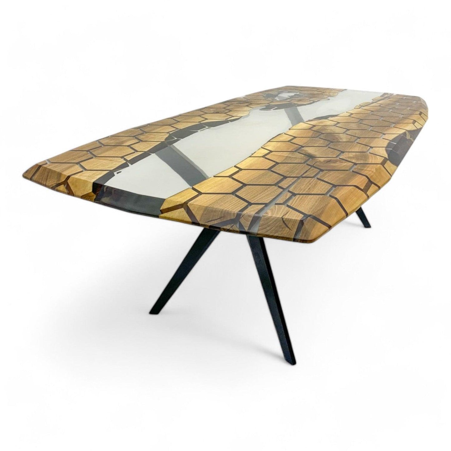 Spisebord valnød BZK-EPOX 100x260
