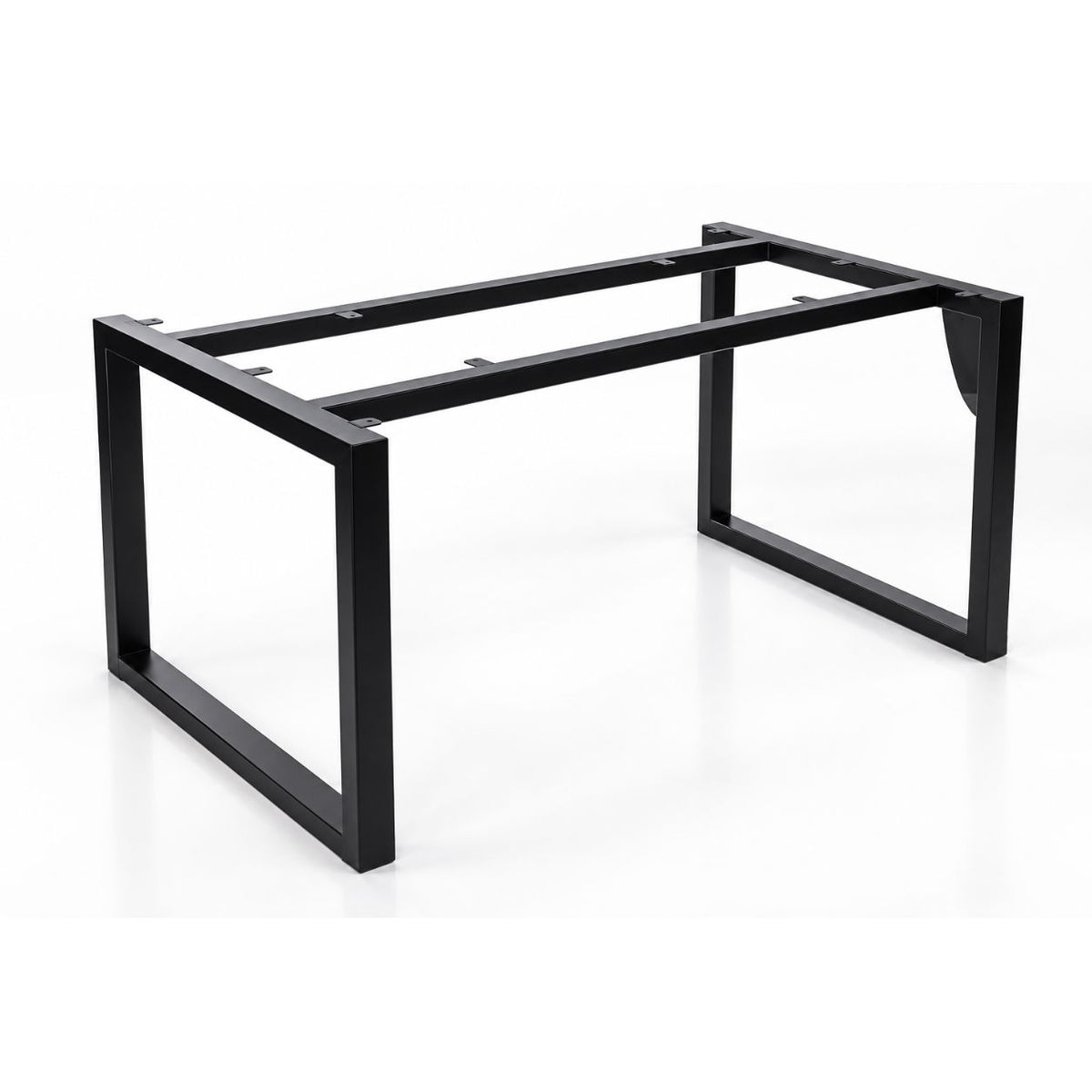 Bordben "U-Form" – Metal til Plankeborde (70x160–250 cm)