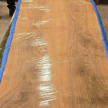 Europæisk valnød rå planke 6 cm tyk til håndlavet plankebord