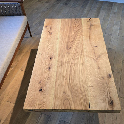 Sofabord i Egetræ - 140×80 cm