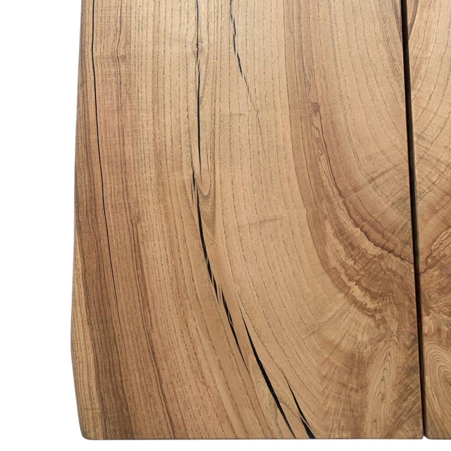Plankebord Ask med natur kant – 272 x 115 cm
