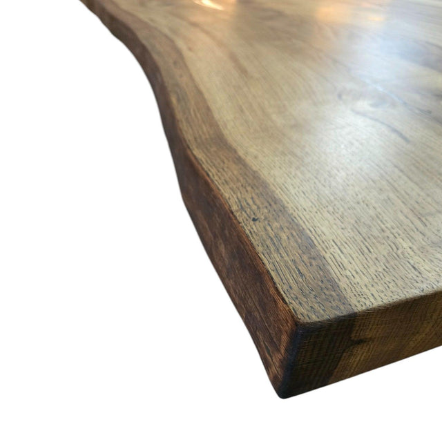 Plankebord egetræ 345 x 90-110cm