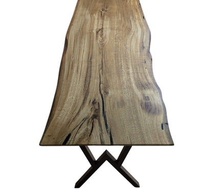Plankebord i Egetræ – 350x85/107 cm