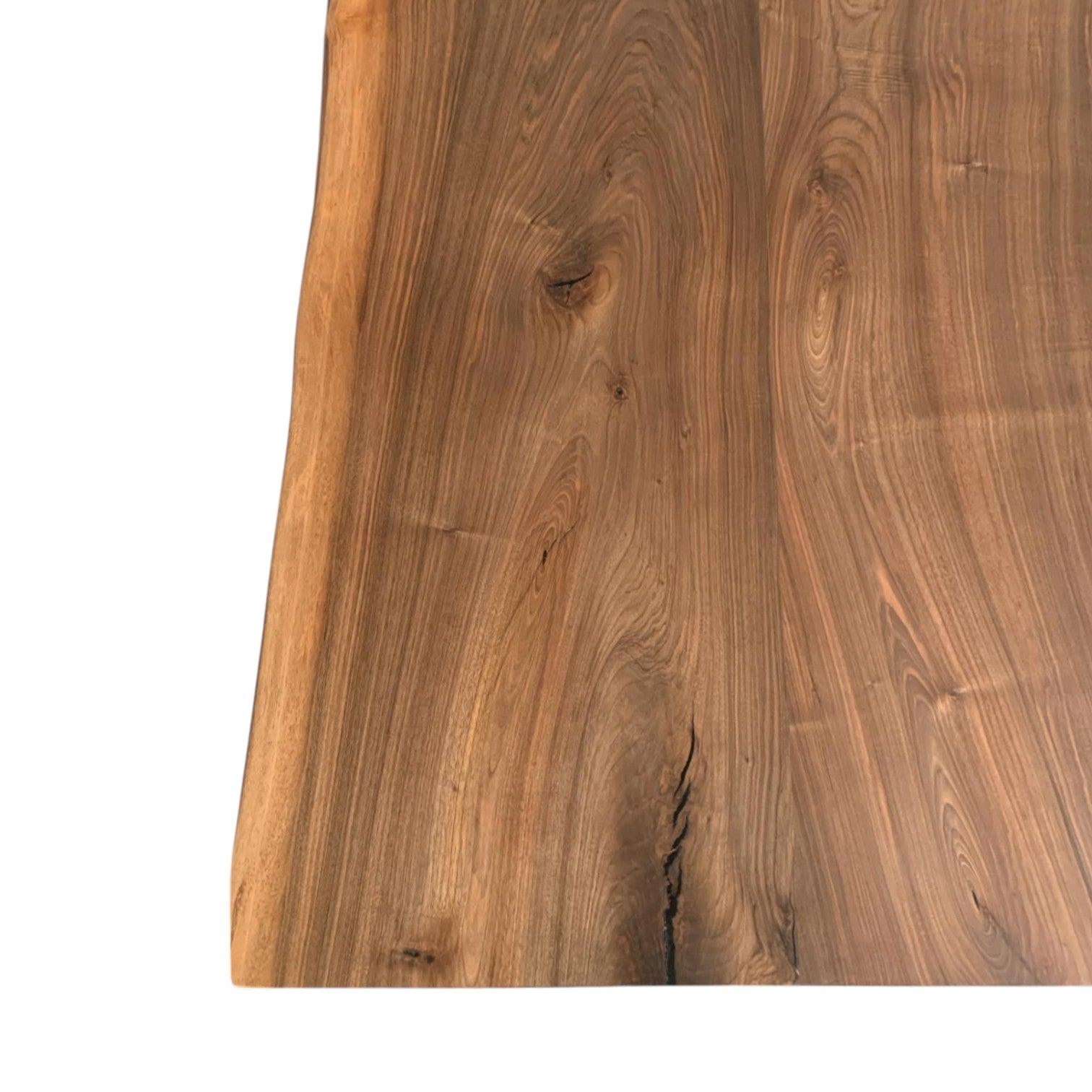 Plankebord med natur kant– 220 x 95-110 cm