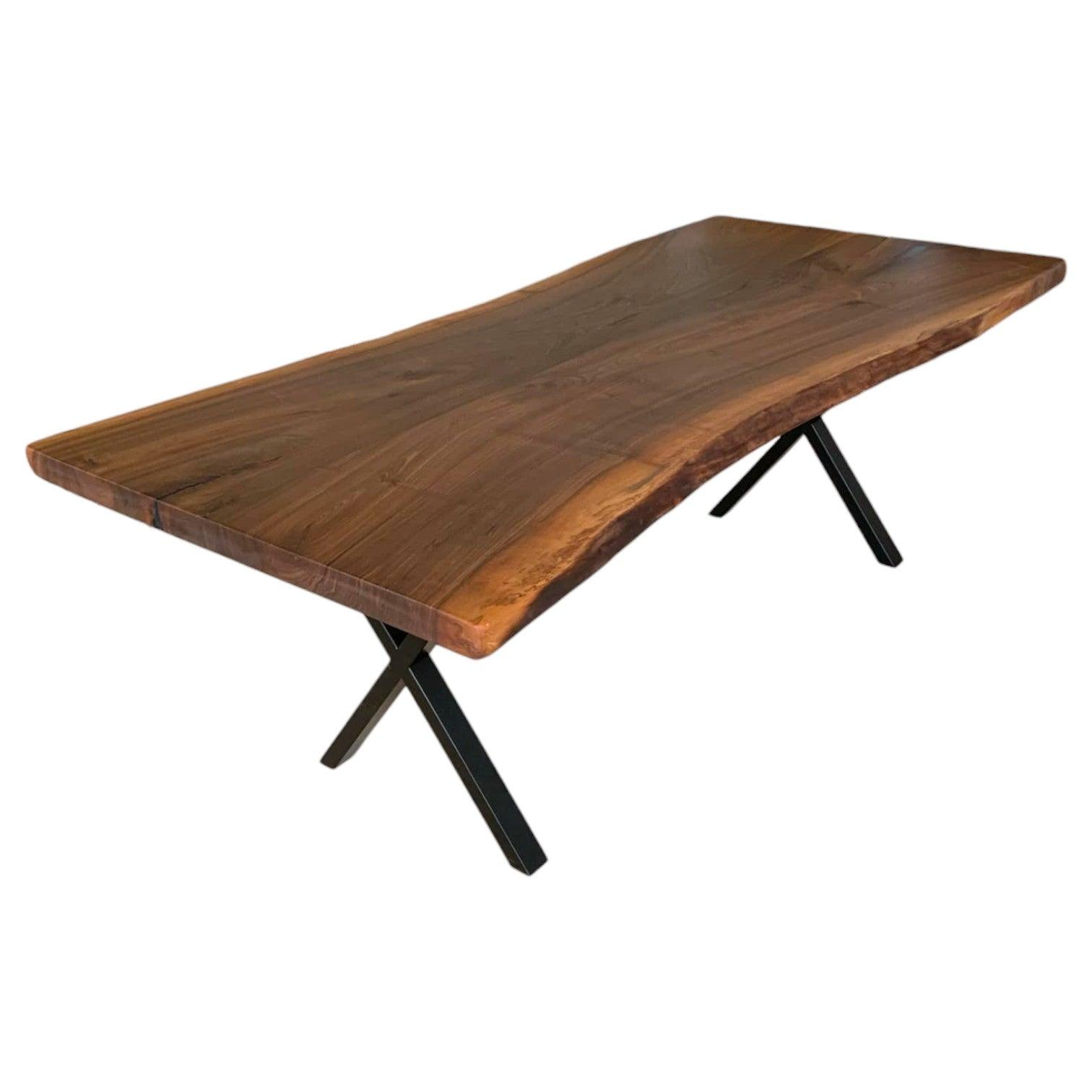 Plankebord med natur kant– 220 x 95-110 cm