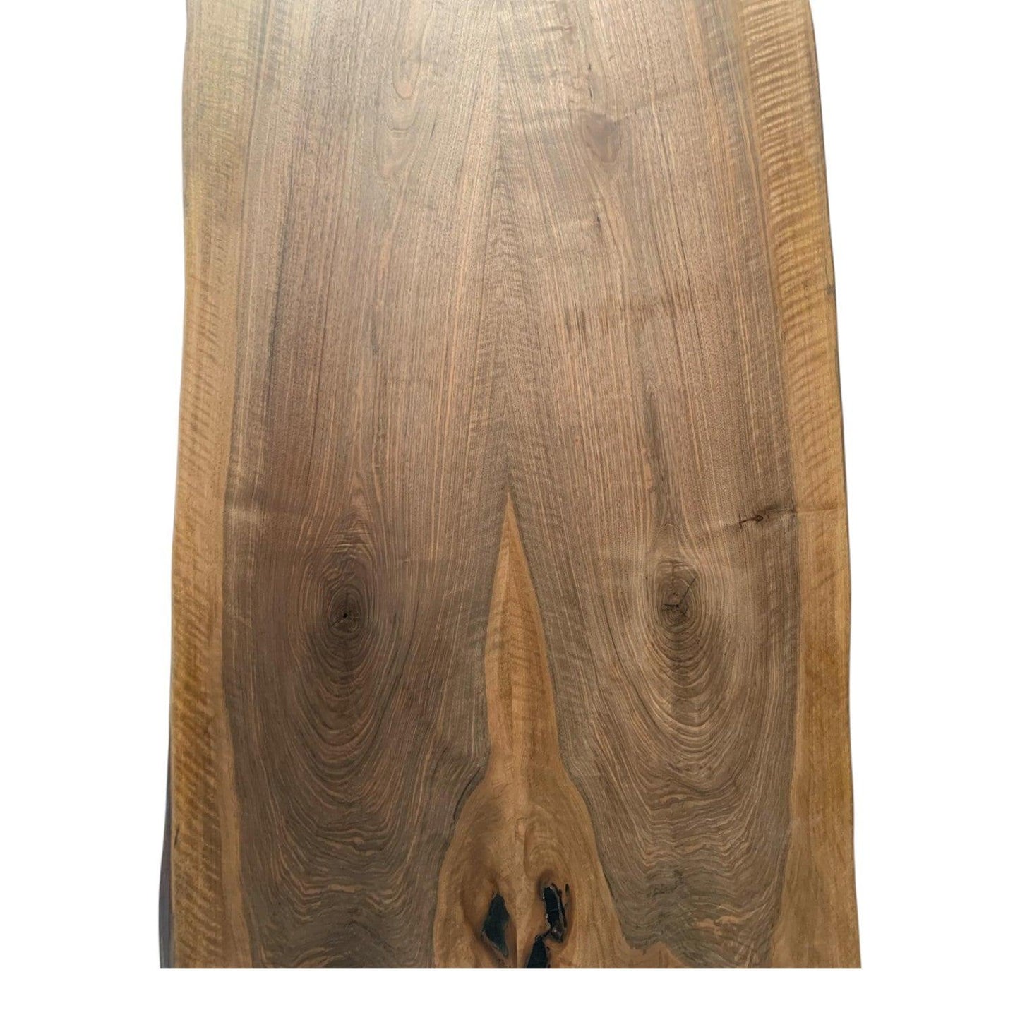 Plankebord  Valnød med natur kant - 250 x 110 cm