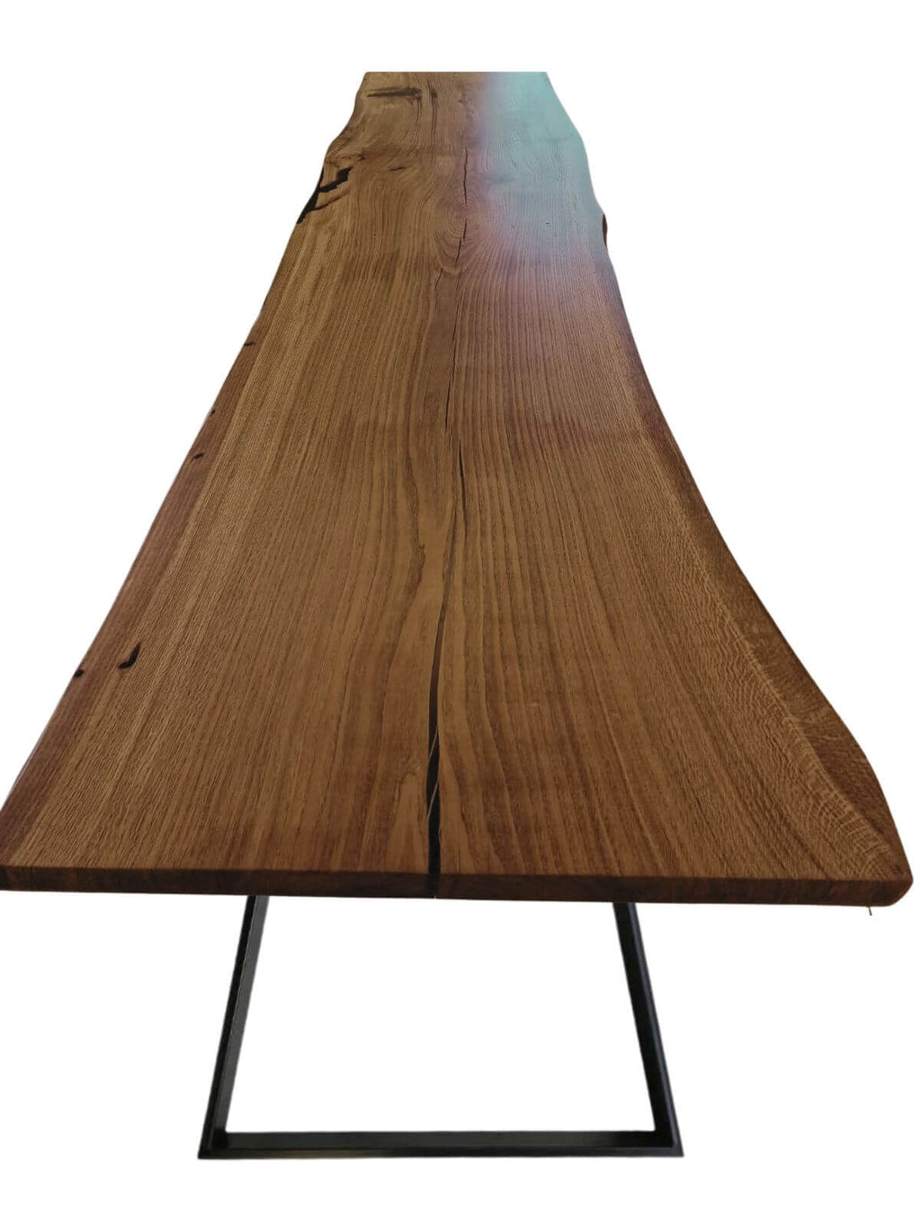 Plankebord i Egetræ – 350x83/105 cm