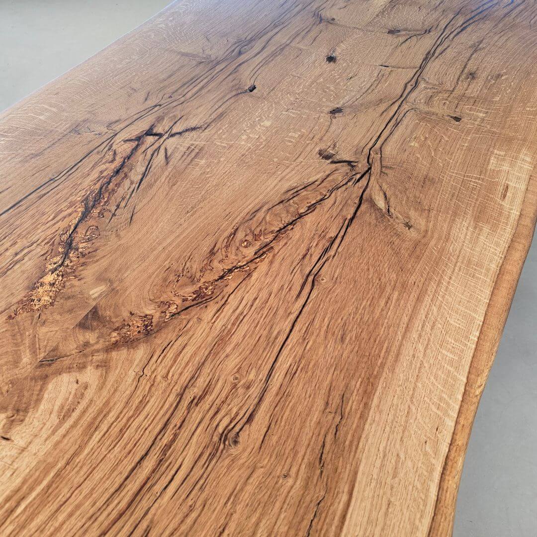 Plankebord i Egetræ – 300x100 cm