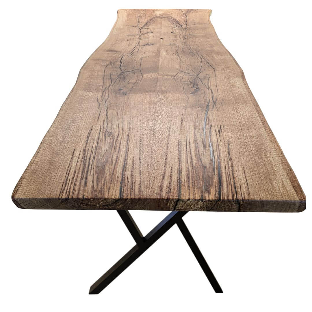 Plankebord i Egetræ – 300x100 cm