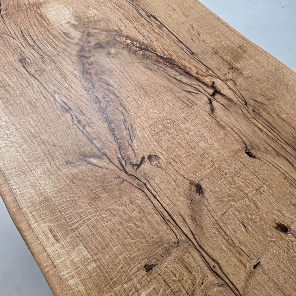 Plankebord i Egetræ – 300x100 cm