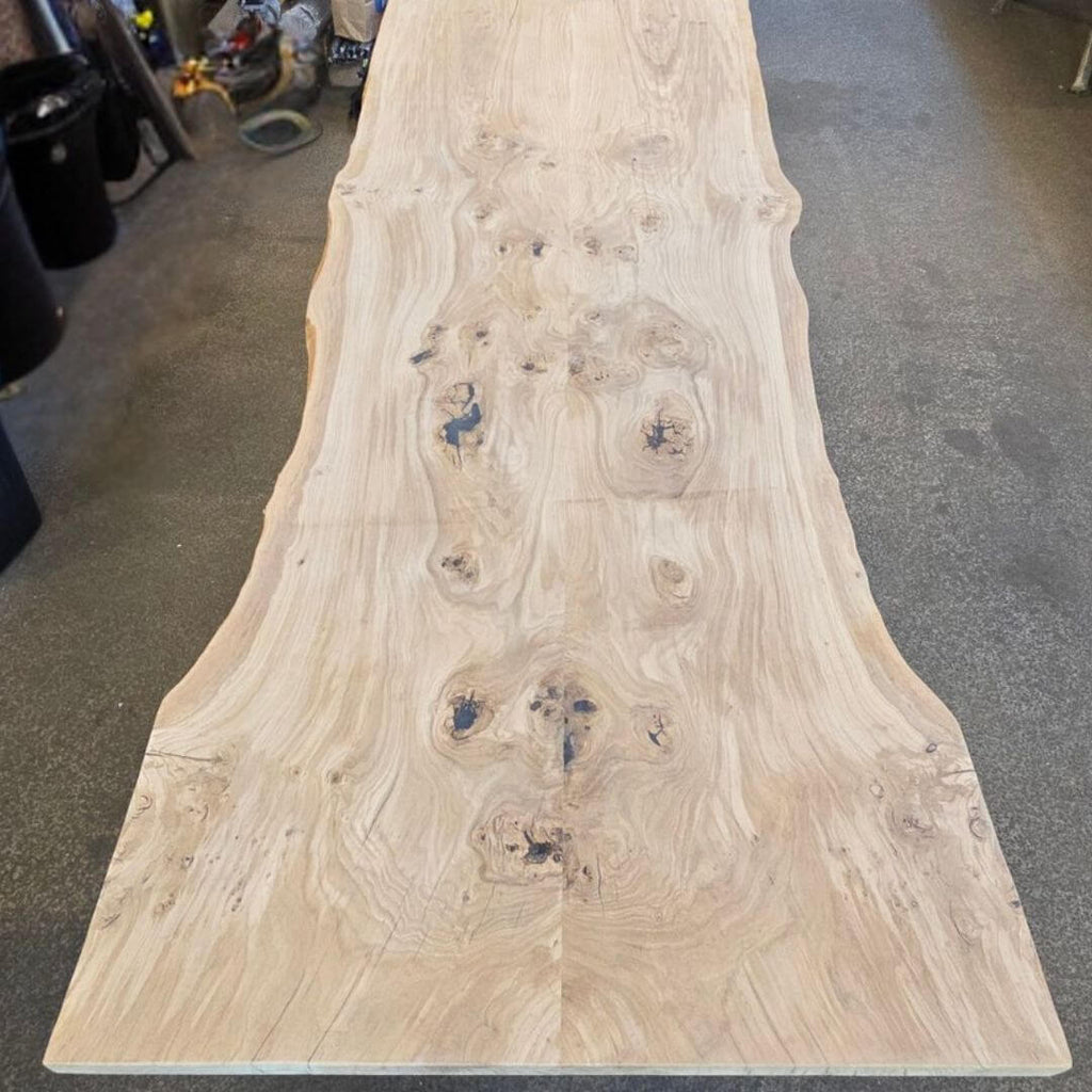 Plankebord i eg – 320x100 cm