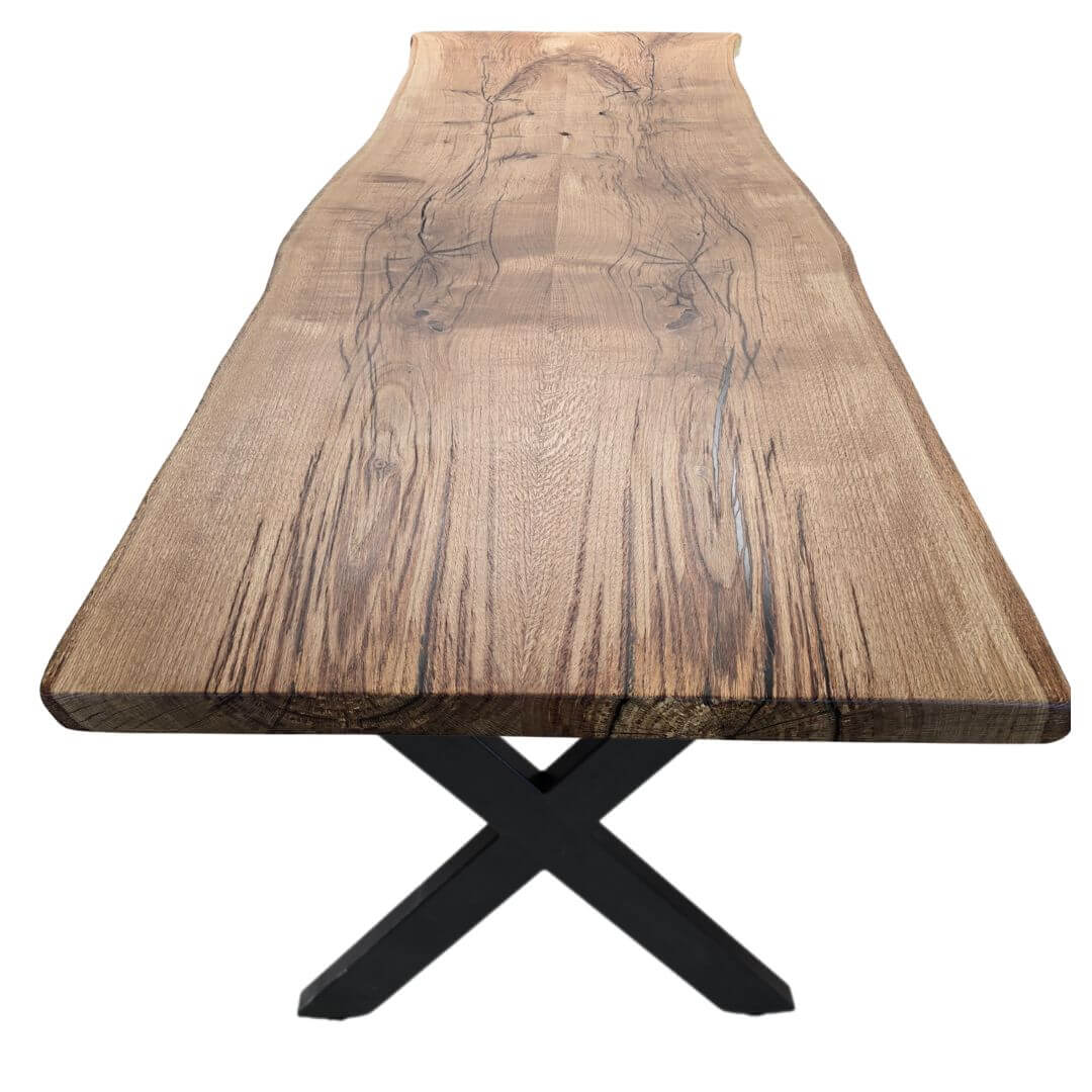 Plankebord i Egetræ – 300x100 cm