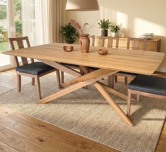 Plankebord i Egetræ – 203×106 cm