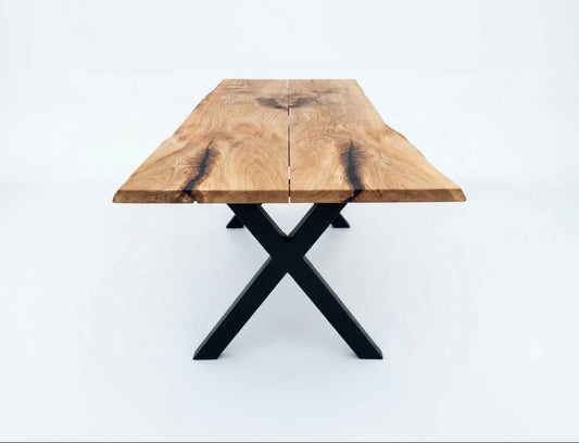 Plankebord i Elm – 290x100 cm