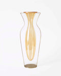 Vase i Glas og Messing