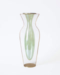 Vase i Glas og Messing