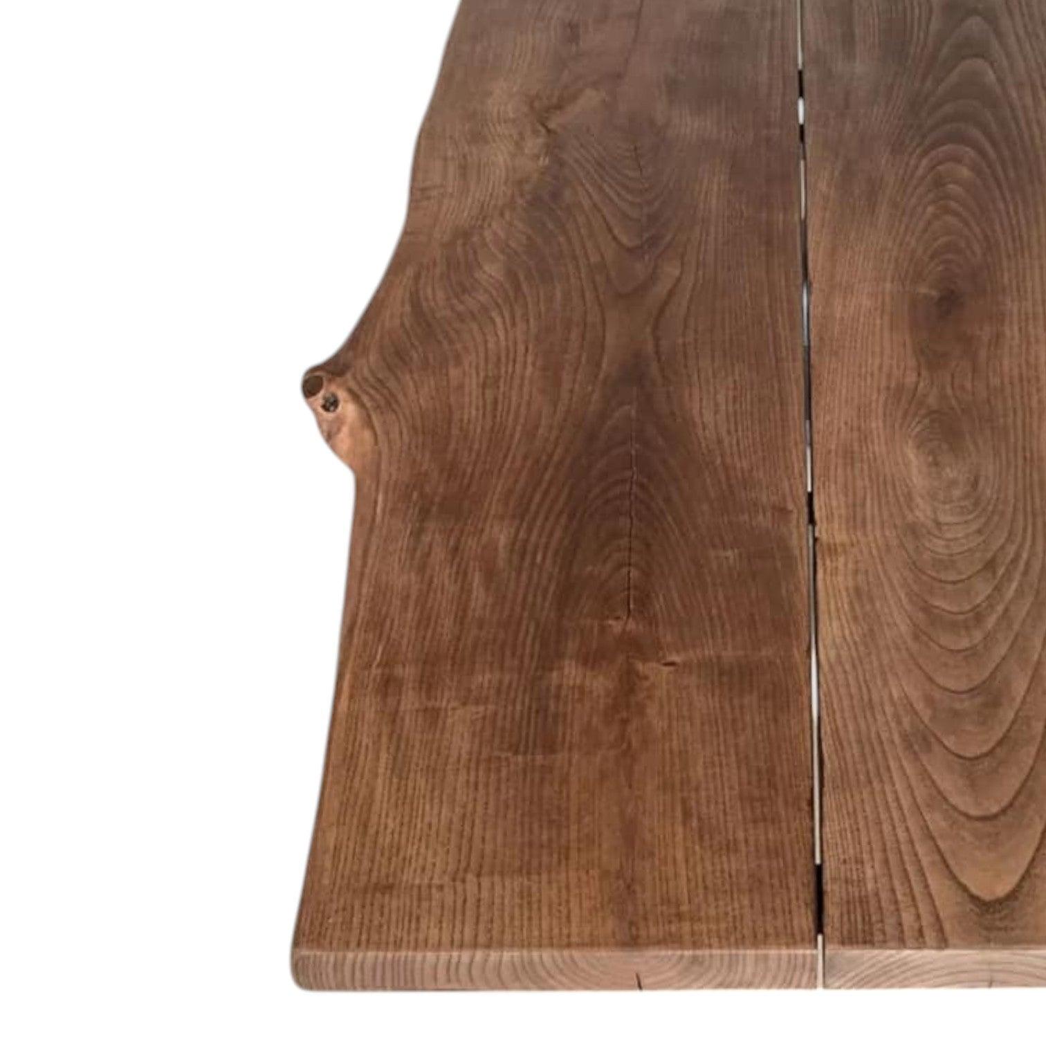 Plankebord Asketræ med natur kant – 270 x 80/95 cm