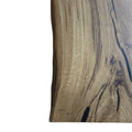 Plankebord i massivt egetræ med naturlig kant – 350x85 cm