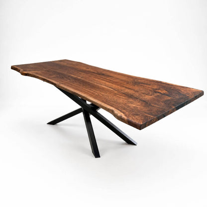 Plankebord i massivt europæisk valnød 245x110 cm behandlet med Rubio Monocoat