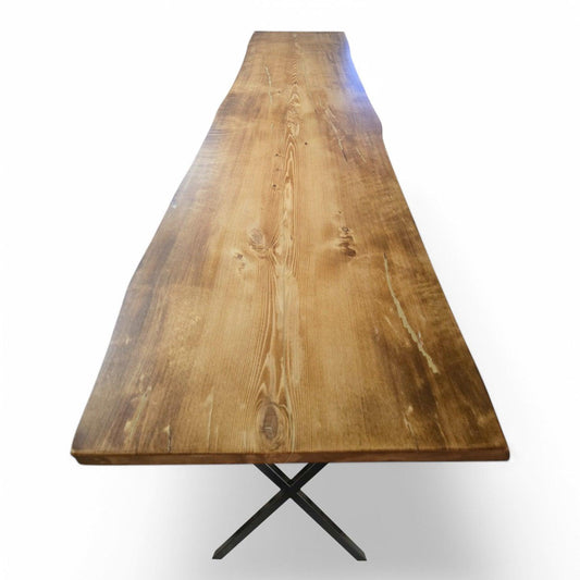 Plankebord i Pine – 320x84/89/100 cm