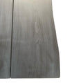 Plankebord i Massivt Asketræ sort olieret – 240 x 90 cm