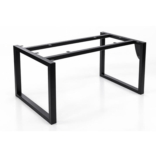 Bordben "U-Form" – Metal til Plankeborde (70x160–250 cm)