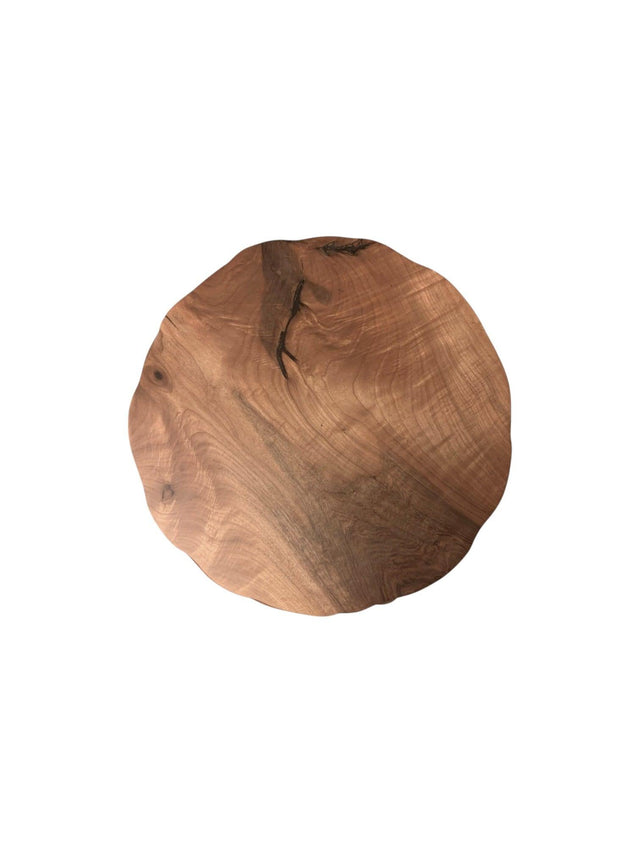 Sofabord valnød rund 65 cm